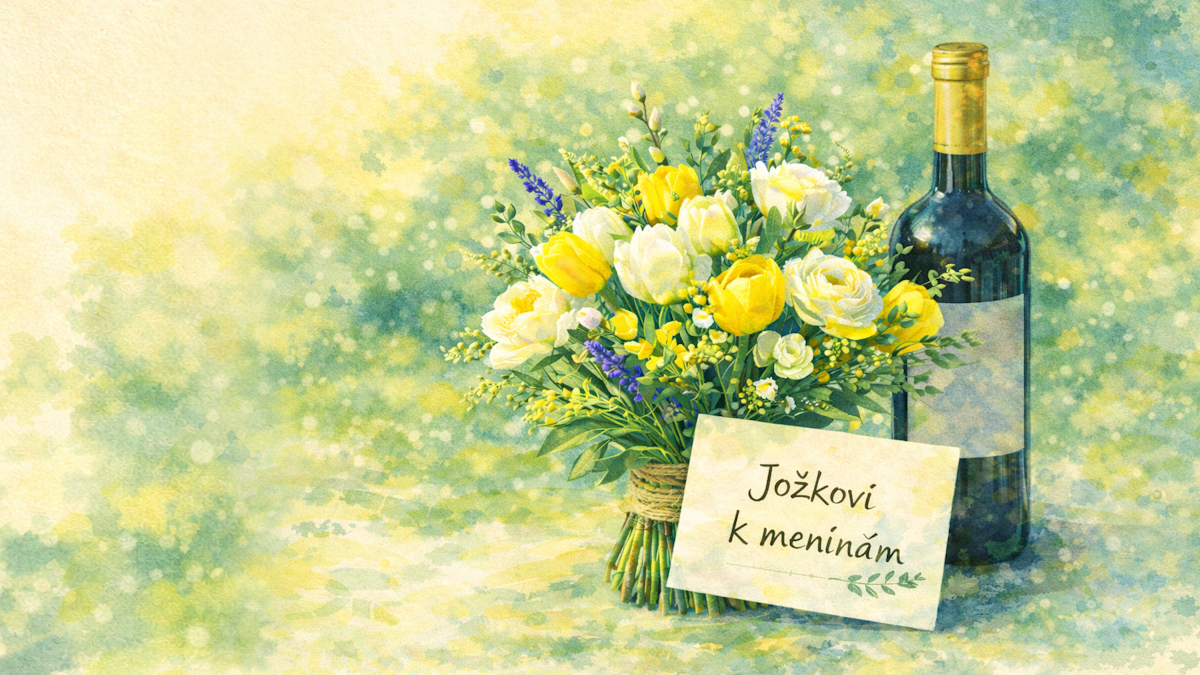Jarná meninová kytica pre Jozefa