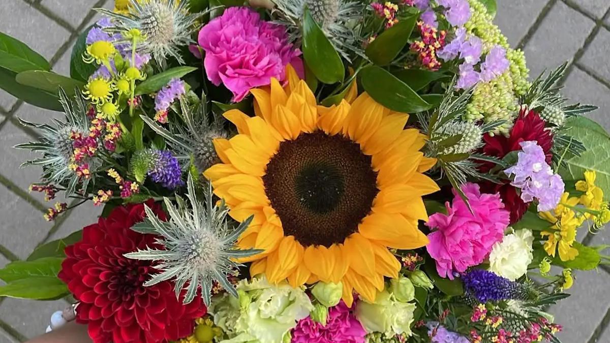 Kytica ako poďakovanie učiteľke