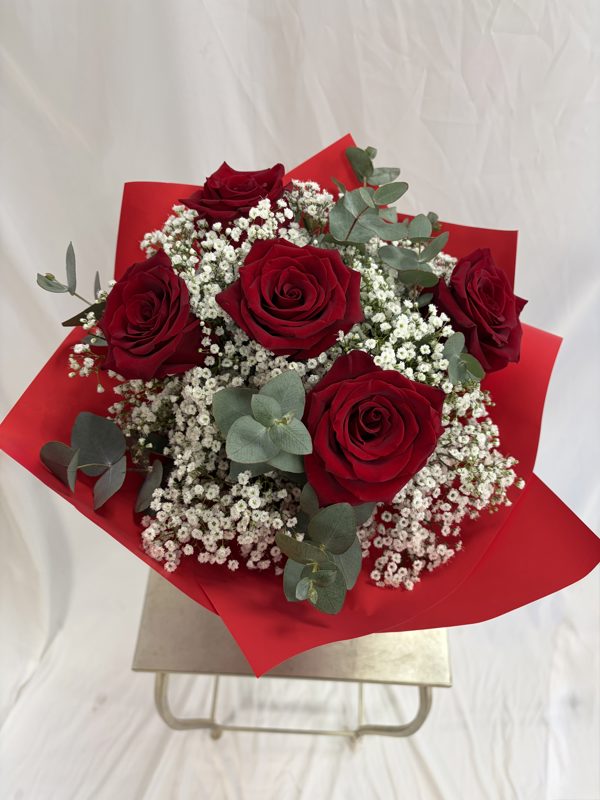 Kytica Červená elegancia 