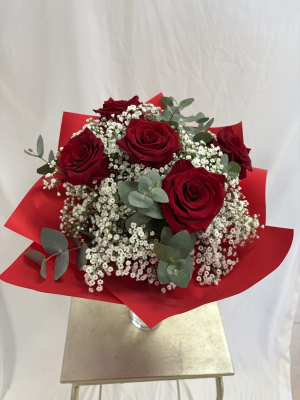 Kytica Červená elegancia 